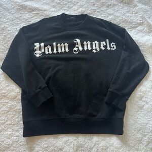Palm Angels Pull Over Crew Neck Sweatshirt
